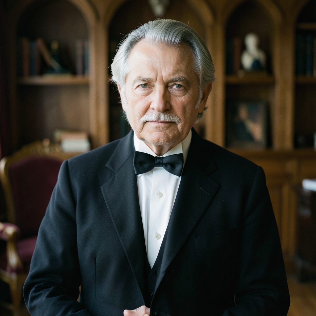 Elegantan portret s profinjenim osvjetljenjem i klasičnom kompozicijom